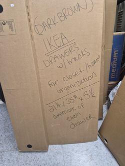 Closet organizing drawers with tracks x7