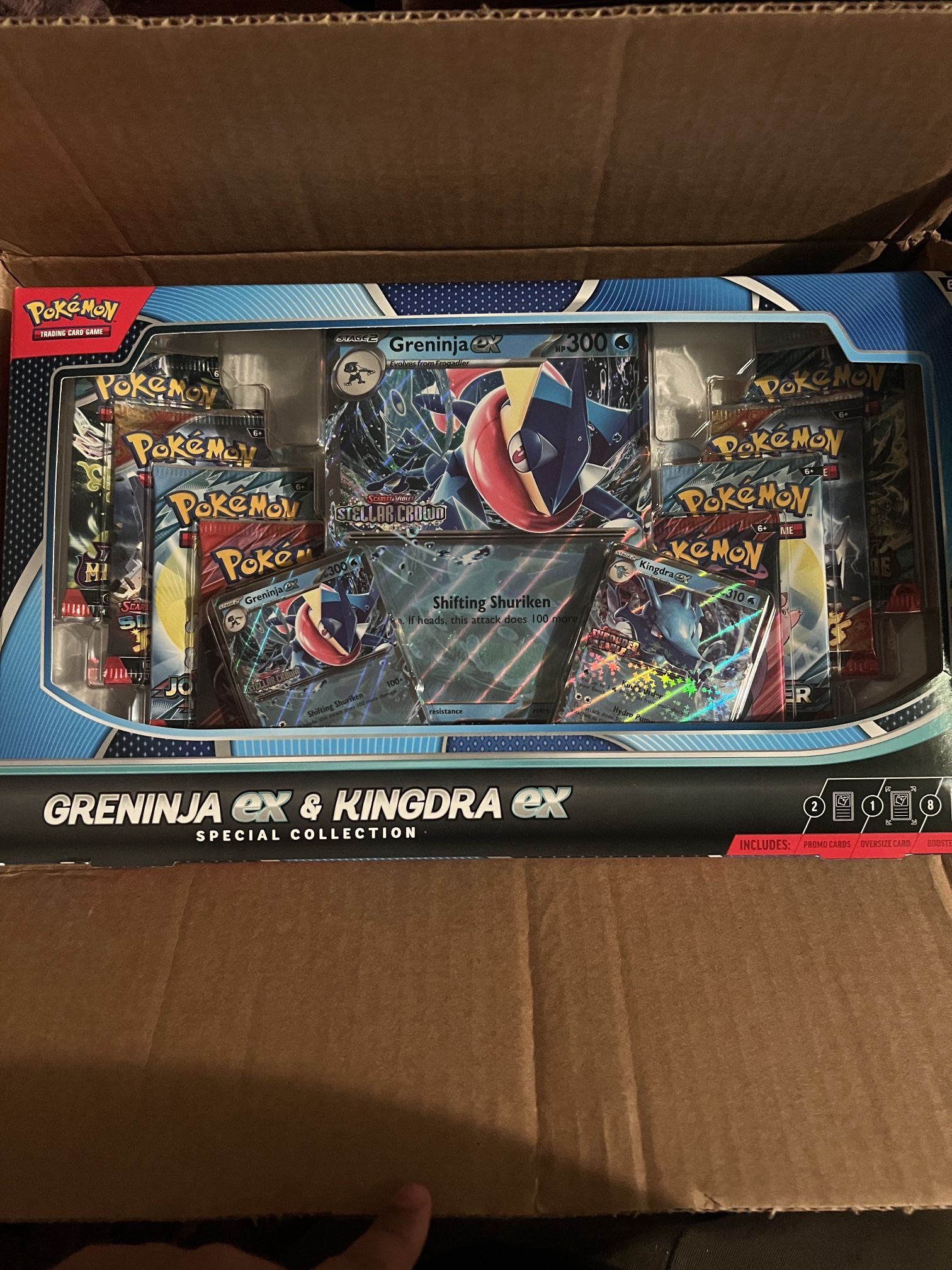 Greninja EX & Kingdra EX Special Collection Box
