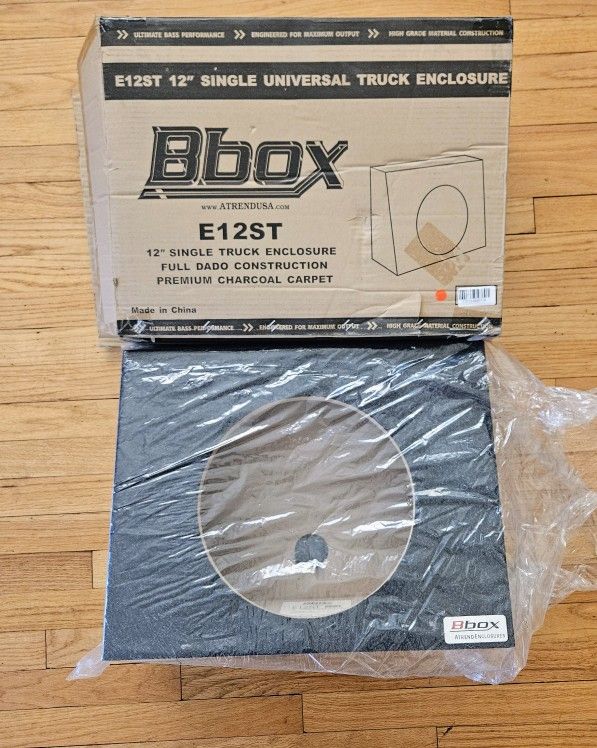 Atrend Bbox 12" Series Single Sealed Truck Enclosure! (E12ST)