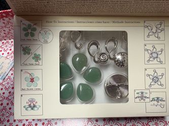 Laliberi Swirl Leaves Brooch Pendant Kit