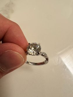 Lab grown diamond ring, 3.08 carat, ring size 7.5