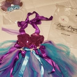 Girls Mermaid Tutu Dress 