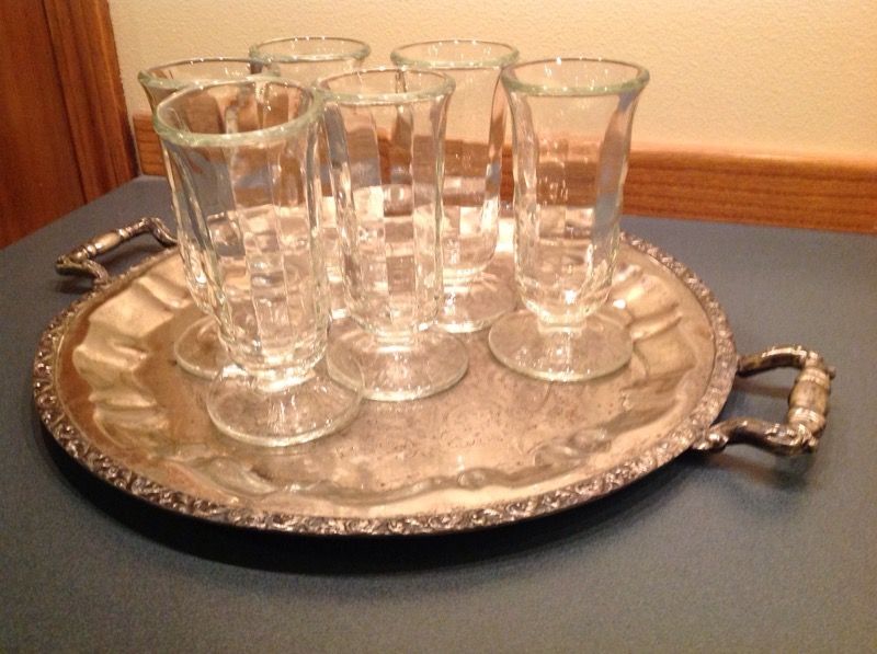 Vintage mini vases/dessert glasses