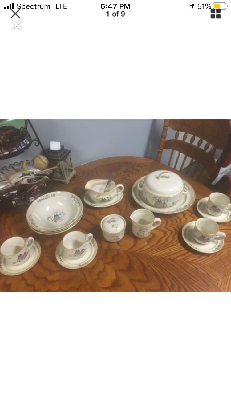 Antique Heartland dishes FULL SET
