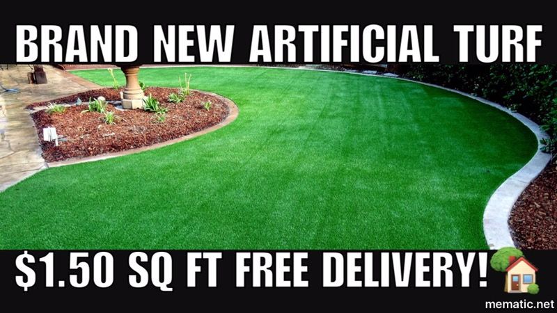 Brand new artificial turf