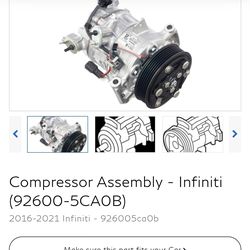 Infiniti q50 ac compressor