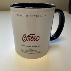 Botero Coffee Cup From Museo De Antioquia 