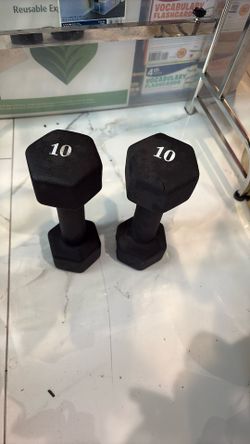 dumbbell 10pounds for 2