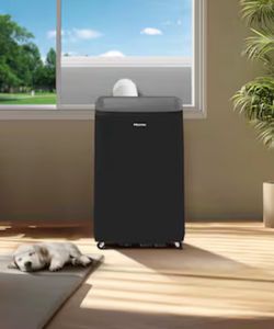 Hisense 10000 BTU (DOE) 115-Volt Vented Medium Room Smart Portable Air Conditioner Remote Included