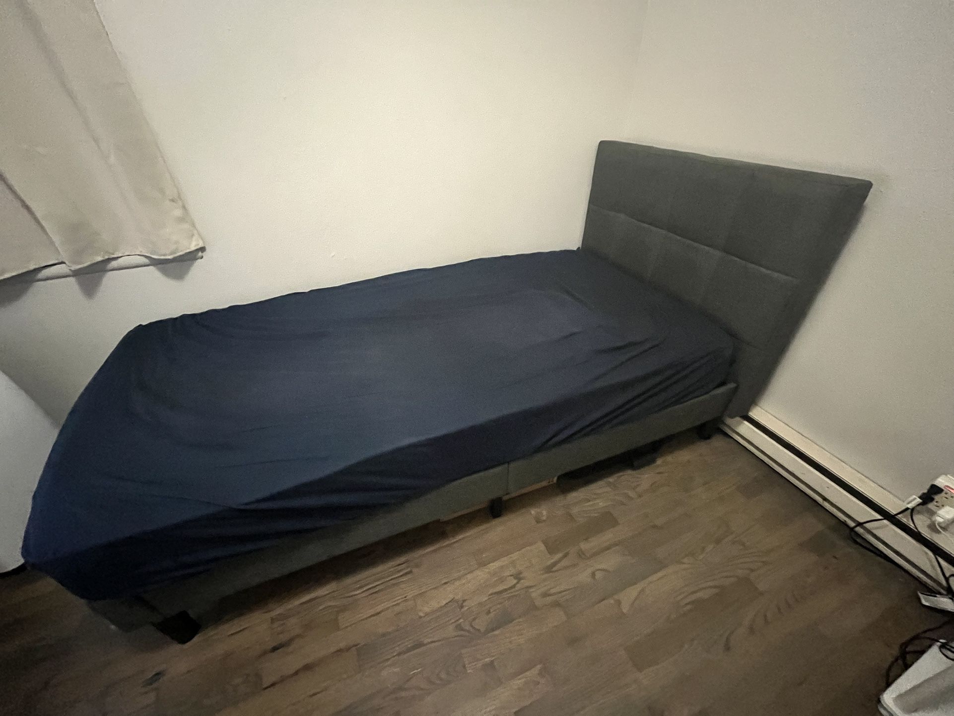 Twin Bed Frame + Mattress