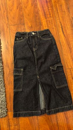 Forever 21 kids long skirt denim