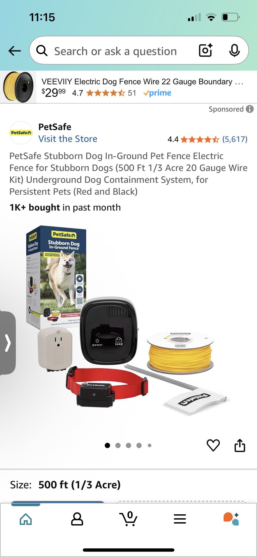 PetSafe Stubborn Dog In-Ground Pet Fence Electric Fence
