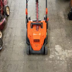 Electric Lawnmower & Hedgetrimmer