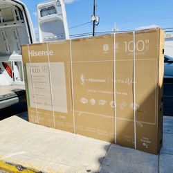 Hisense - 100" Class U76 Series 4K UHD QLED Smart Google TV  Brand New In Box  Delivery 