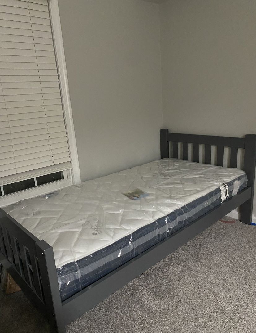 Gray Twin Bunk Bed