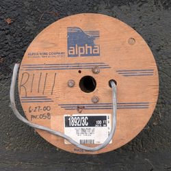 1892/3C Alpha Wire 12 AWG, 3 Conductor Communication Cable 