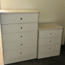 White Dresser Set