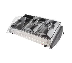 Cook's Essentials 3 Tray Buffet Server