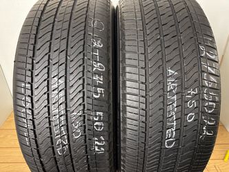 2 tires 275 50 22 Bridgestone alenza as 02