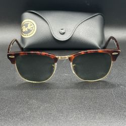 Ray-Ban Clubmaster RB3016 1256/51 Sunglasses Tortoise