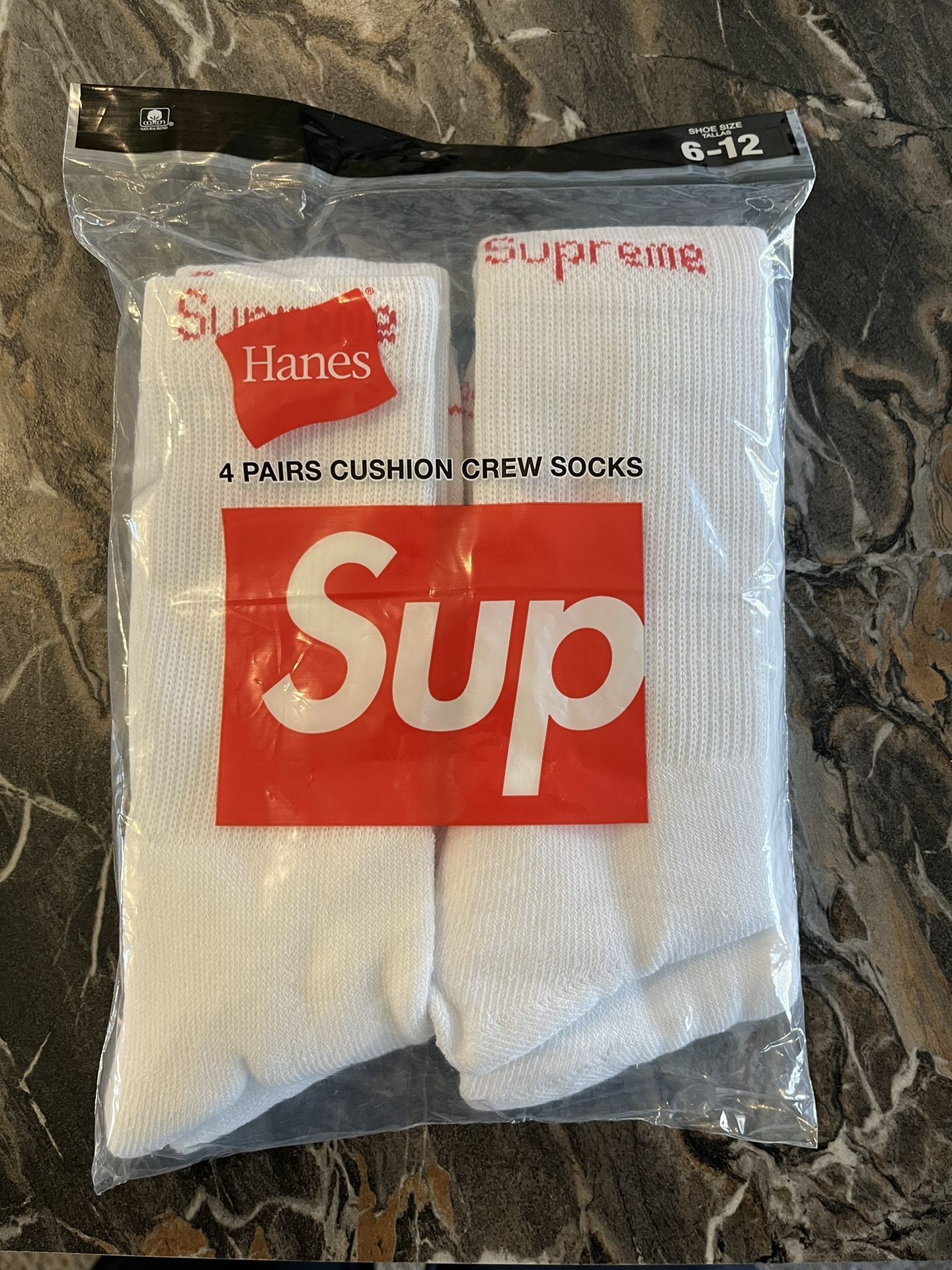 Supreme Socks 4 Pack