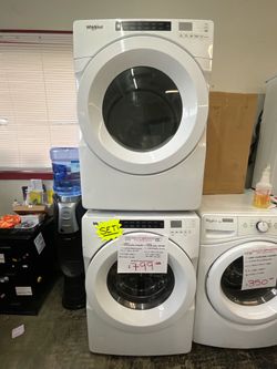 USED WHIRLPOOL WASHER AND DRYER SET