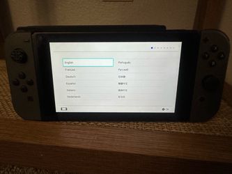 Nintendo Switch with Dock and Gray Joy-Cons