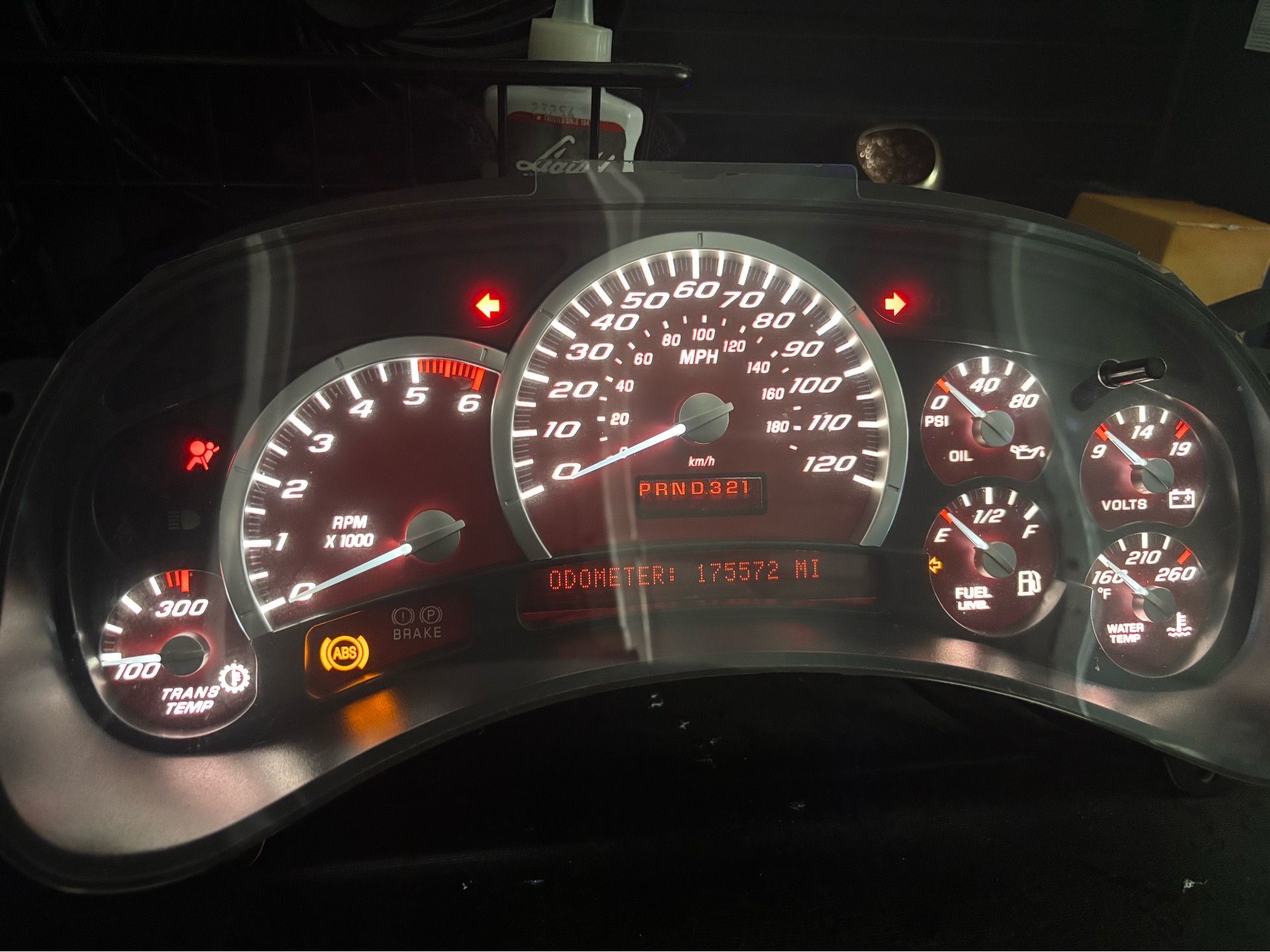 Chevy cluster led conversion