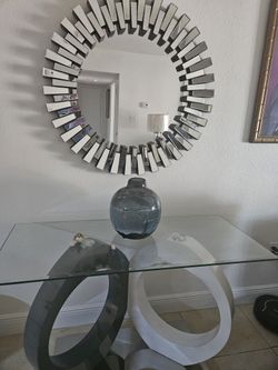 Excelente Condiciones Espejo Y Consolas De Cristal $265
