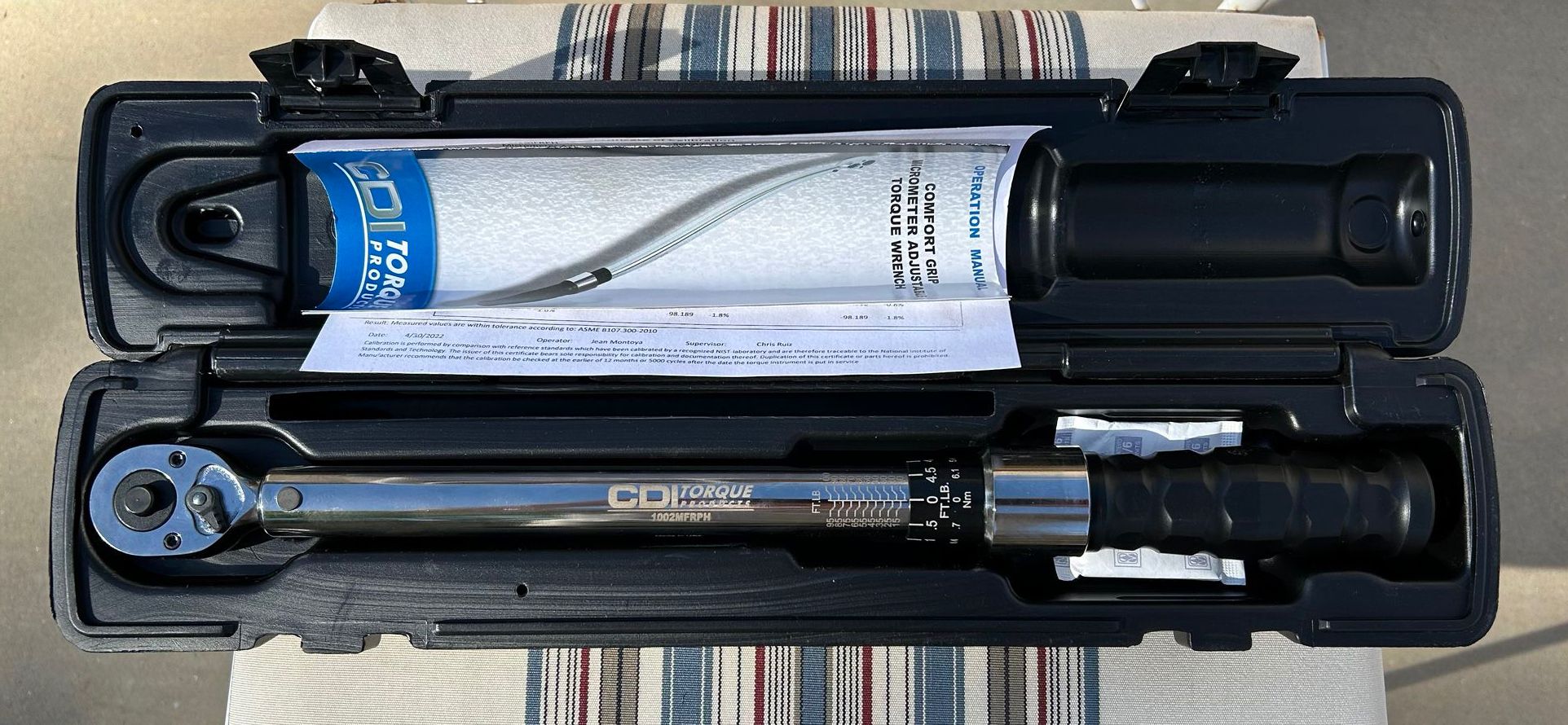 Snap-On / CDI Torque Wrench Model # 1002MFRPH