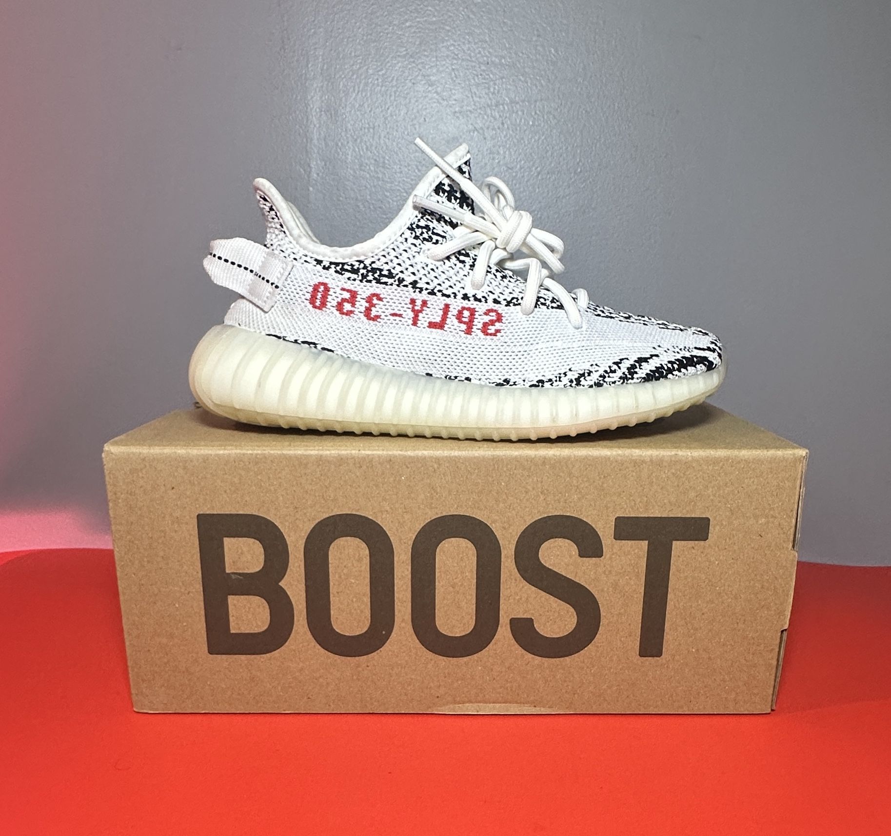 Size 4 - Adidas Yeezy Boost 350 V2 Zebra