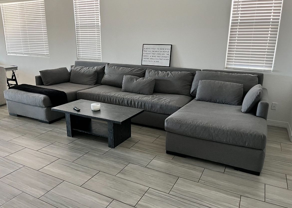 U-shaped Sectional Chaise Sofa With Double Chaise (delivery Available)