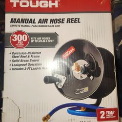 ☆☆PICK UP TODAY MONDAY, $29☆☆HYPER TOUGH MANUAL AIR HOSE REEL