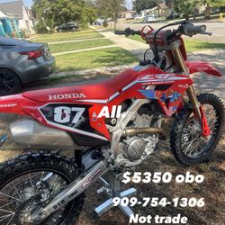 2022 Honda Crf 250r All Bike 15 Hours $5350 Not Trade 