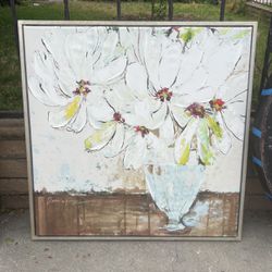 Large Floral Painting 