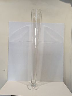 Clear Trumpet Vase
