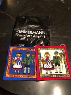 Hot pad holders from Germany