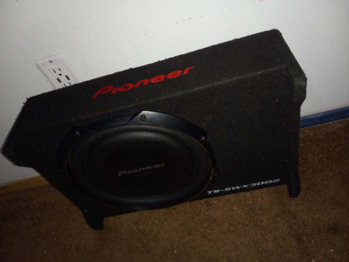 Pioneer TS-SWX3002 Car Or Truck Subwoofer “12 Shallow Mount Enclosure