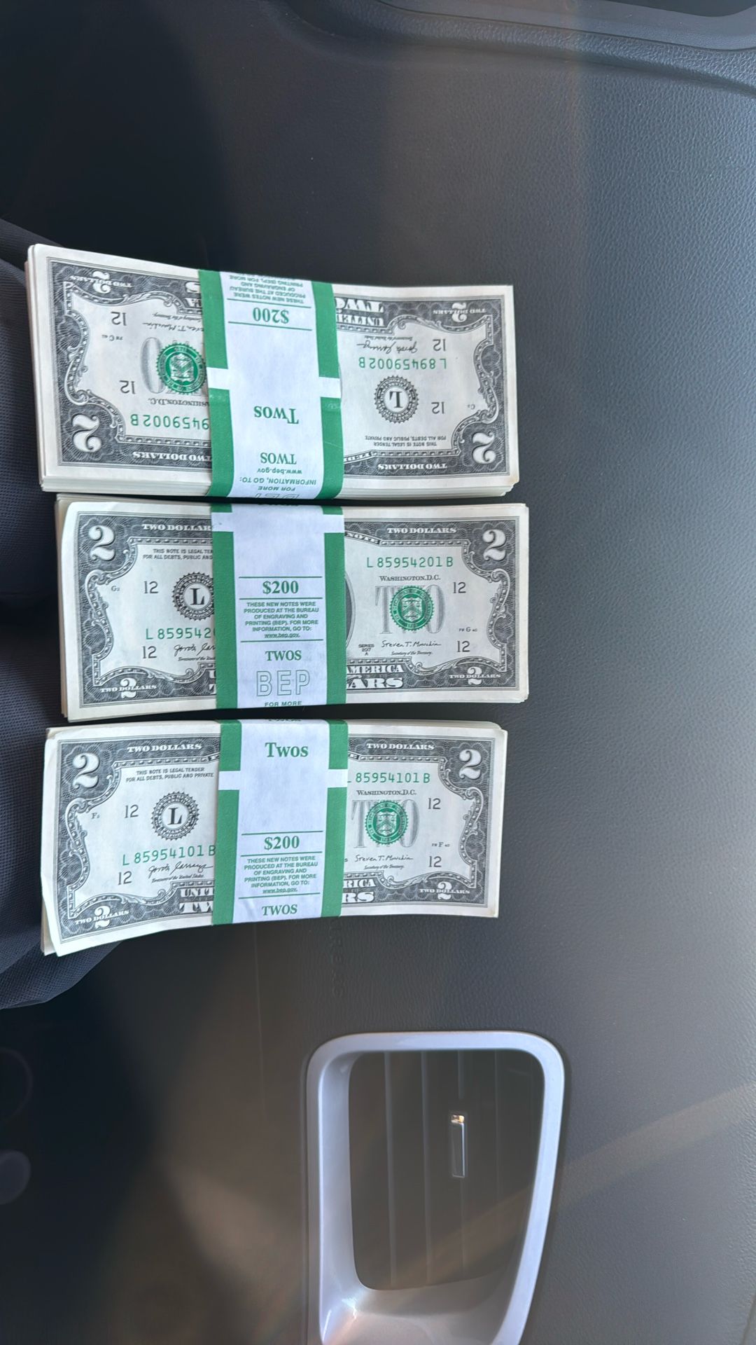 Sequential 2 Dollar Bills