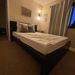 Bed Frame With Mattress 