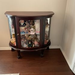  Curved Glass Cabinet