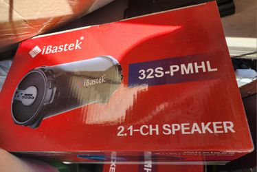 Ibastek Portable Speaker Music Bluetooth NEW