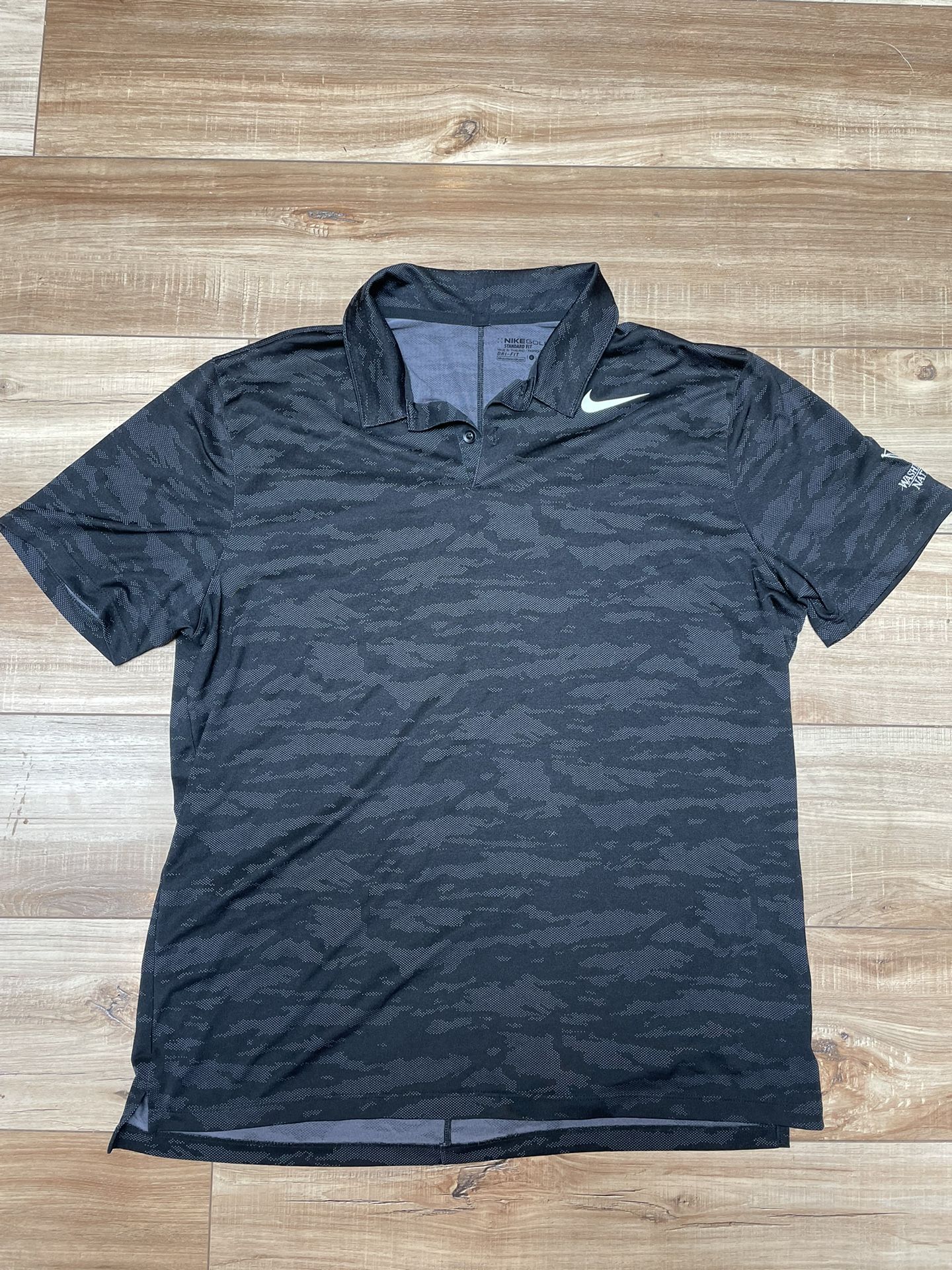 Nike Golf Polo Black Camo Men’s Size L