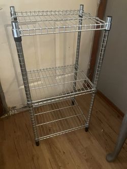 Metal wire shelf
