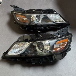 Pair Headlights Assembly 2015-2019 Chevy Chevrolet Impala Halogen Headlamps Right Left Side
