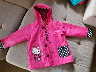 Hello Kitty raincoat size 6 girls