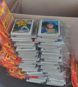 1989 Topps Baseball Rack packs cut (28 cards) sealed AS IS New