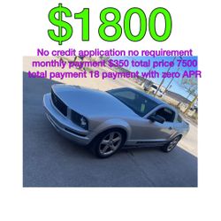2010 Ford Mustang No Credit Application No Requirement