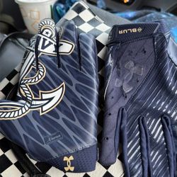 Naval Academy Football Gloves