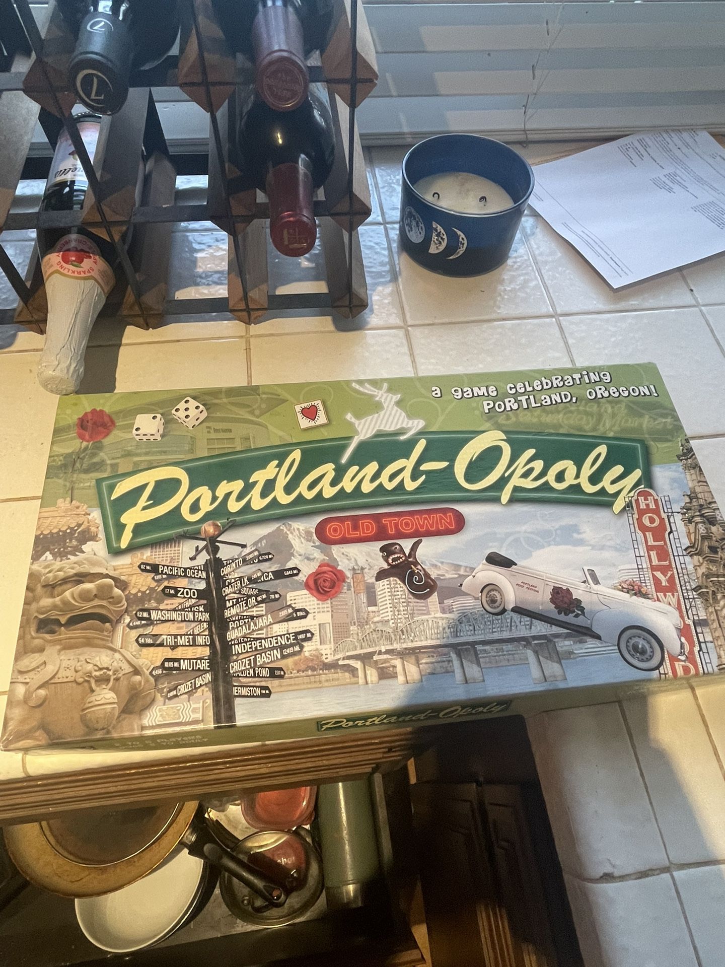 Portland-Opoly Bored Game